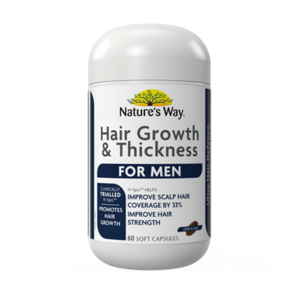 Nature's Way Hair Growth and Thickness 60 Capsules For Men