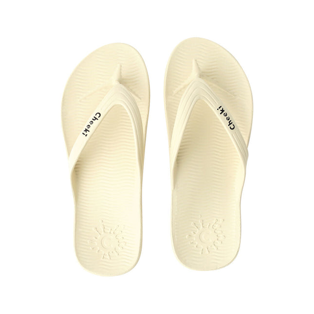 Cheeki Arch Support Thongs for Women Sandstone US Size 6