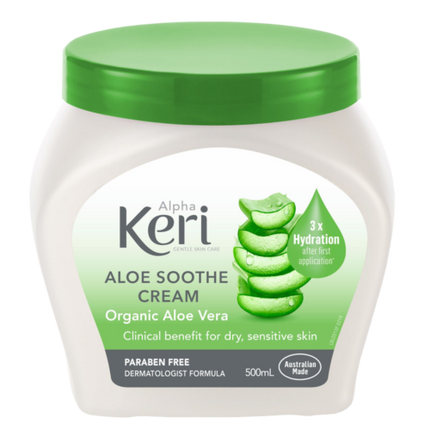 Alpha Keri Aloe Soothe Cream 500G - OhYouLuckyDuck.com.au