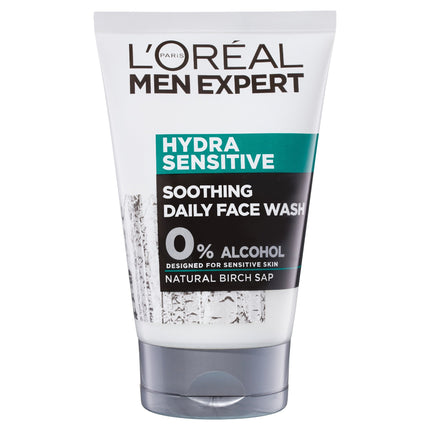 L'Oreal Men Hydra Sensitive Face Wash 100ml - OhYouLuckyDuck.com.au