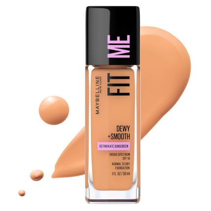 Maybelline Fit Me Foundation Dewy Smooth 322 Warm Honey