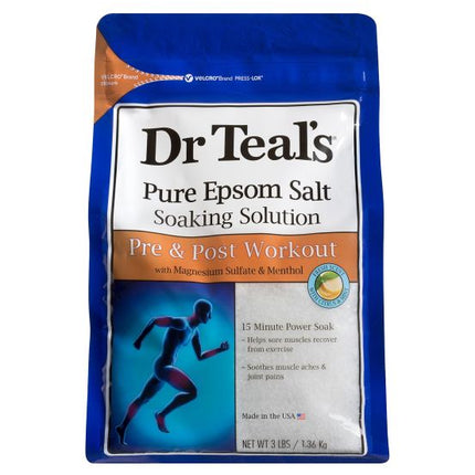 Dr Teals Epsom Salt Pre/Post Work Out 1.36kg - OhYouLuckyDuck.com.au