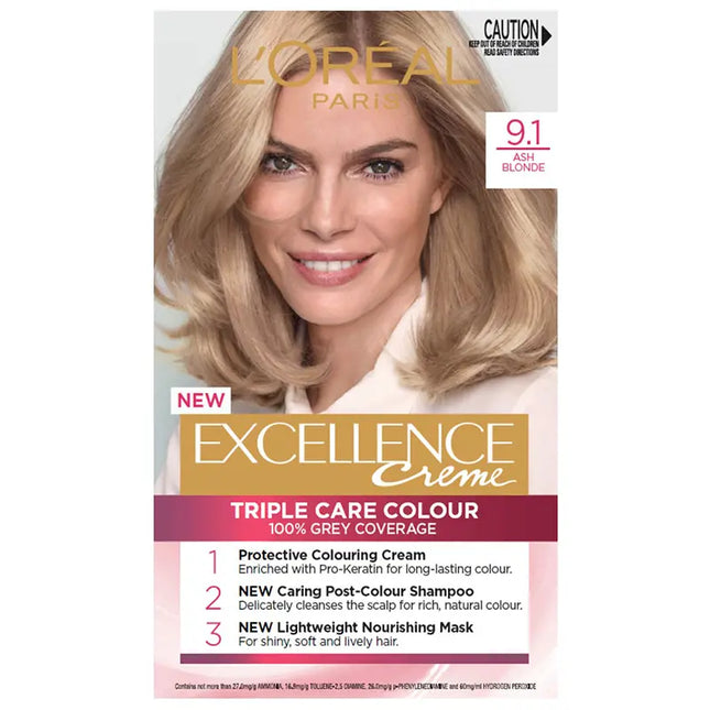 Loreal Paris Excellence 9.1 Light Ash Blonde