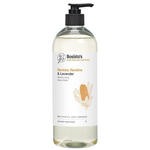 Bosisto's Banksia Nerolina & Lavender Body Wash 1L - OhYouLuckyDuck.com.au