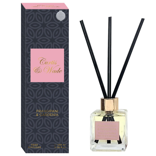 Curtis And Wade Frangipani And Gardenia Reed Diffuser 100ML