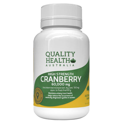 Quality Health Cranberry Caps 90 - OhYouLuckyDuck.com.au