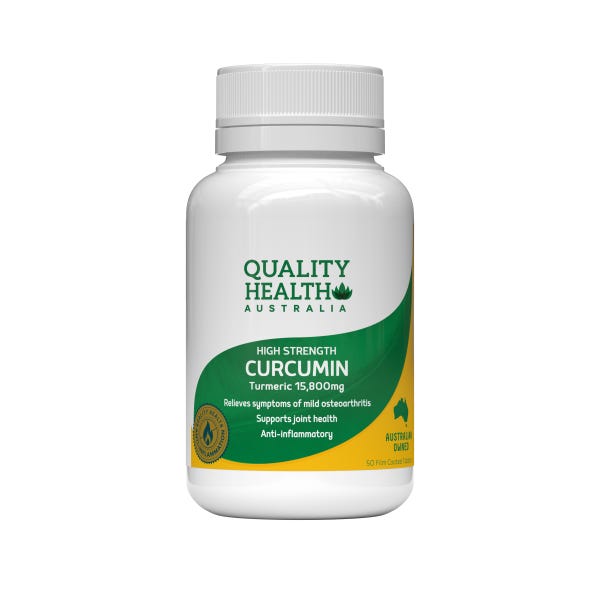 Quality Health Curcumin 1500Mg 50S - OhYouLuckyDuck.com.au