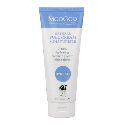 MooGoo Full Cream Moisturiser for Face and Body 200 G