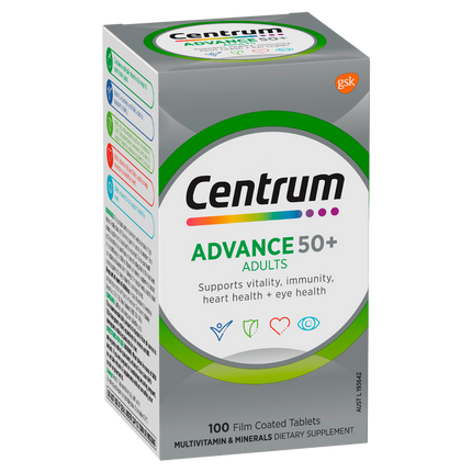 Centrum Advance 50 Plus 100 Tablets