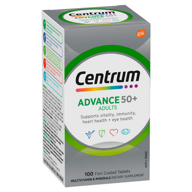 Centrum Advance 50 Plus 100 Tablets
