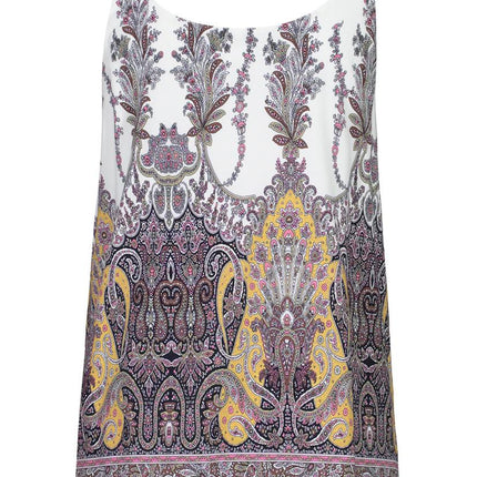 Tribal Flowy Sleeveless Blouse Gazelle