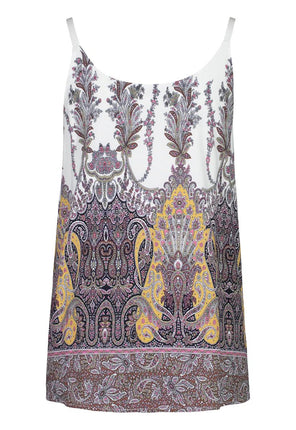 Tribal Flowy Sleeveless Blouse Gazelle