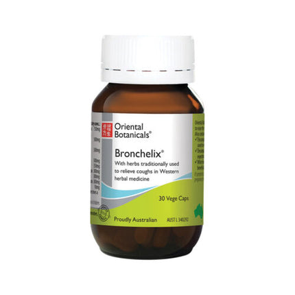 Oriental Botanicals Bronchelix 30 Capsules - OhYouLuckyDuck.com.au