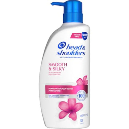 Head & Shoulders Smooth & Silky Anti Dandruff Shampoo for Smooth & Silky Hair 660mL