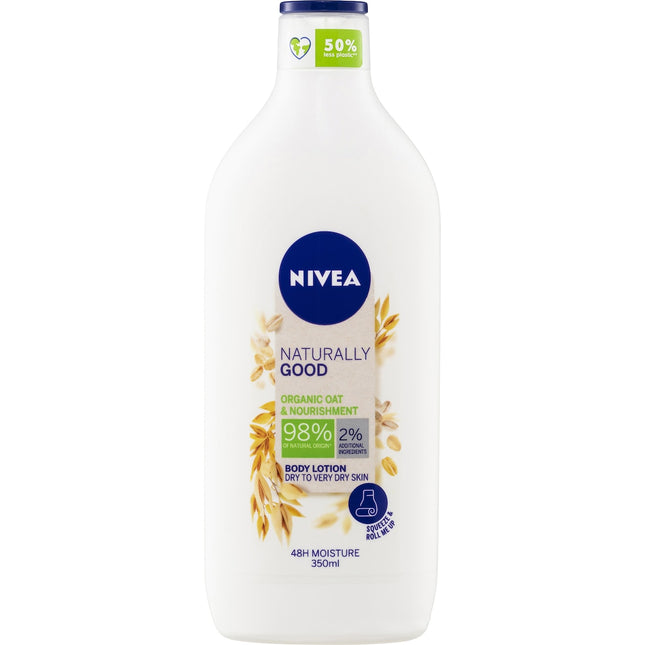 Nivea Naturally Good Body Lotion Oat 350mL