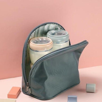 Haakaa: Insulated Storage Bag - Shadow Blue - OhYouLuckyDuck.com.au