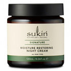 Sukin Moisture Restoring Night Cream, Signature, 120 ml - OhYouLuckyDuck.com.au