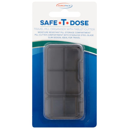 Surgipack Safe-T-Dose Travel Case & Tablet Cutter - OhYouLuckyDuck.com.au