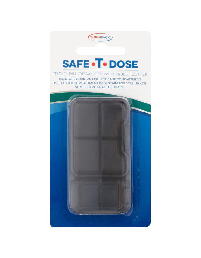 Surgipack Safe-T-Dose Travel Case & Tablet Cutter - OhYouLuckyDuck.com.au