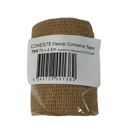 Chempak Cohesive Retention Tape Tan 75 x 4.5 M