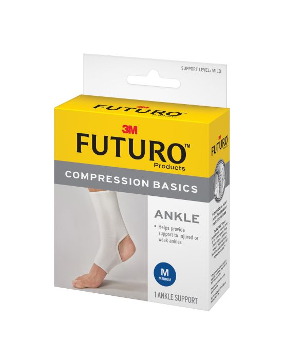 Futuro Compression Basics Elastic Ankle Support Medium