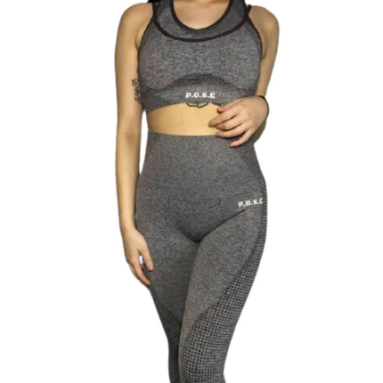 P.O.S.E Emanate Series 2 Scrunch Butt High Waisted Seamless Gym Wear Leggings With Pocket