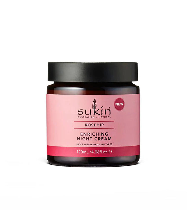Sukin Rosehip Enriching Hydrating Night Cream 120ML - OhYouLuckyDuck.com.au