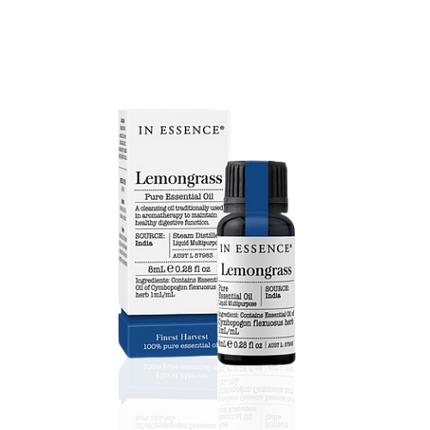 In Essence Lemongrass Essential Oil 8ml - OhYouLuckyDuck.com.au