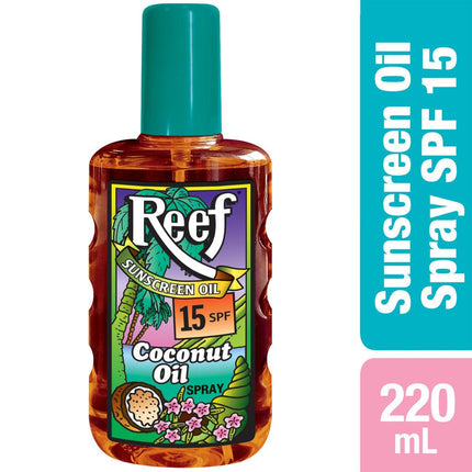 Reef Coconut Oil Spf 15+ Moisturising Oil Spray 220ml - OhYouLuckyDuck.com.au