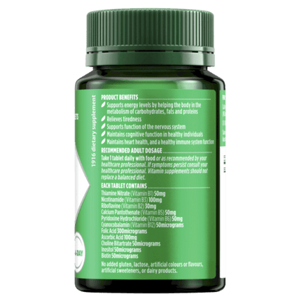 Natures Own Super B Complex 75 Tablets - OhYouLuckyDuck.com.au