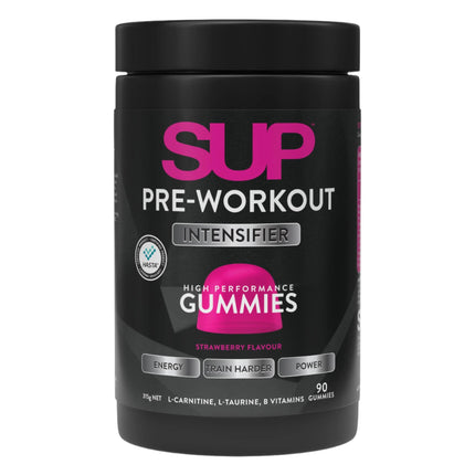 SUP Pre Workout Strawberry Flavour Gummies 90s