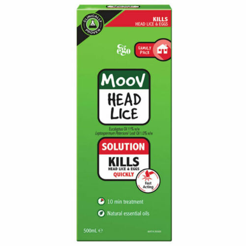 Ego Moov Head Lice Solution 500ml - OhYouLuckyDuck.com.au
