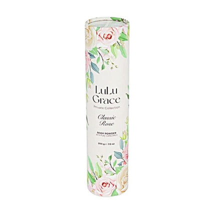Lulu Grace 200gm Rose Talc Talcum Powder
