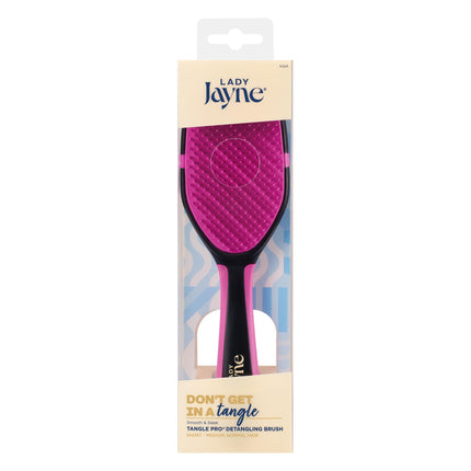 Lady Jayne Oval Detangler Hair Brush Pink for Wet and Dry Hair