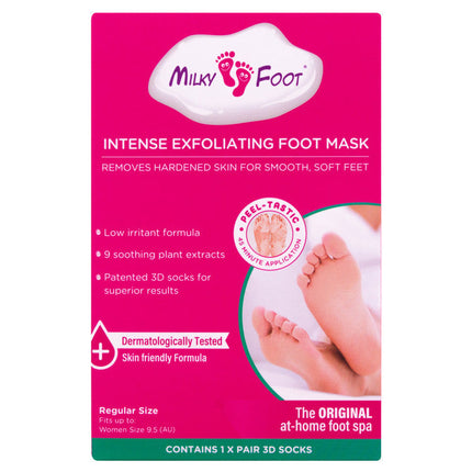 Milky Foot Intense Exfoliating Foot Pad Treatment for Soft Feet 1 Pair