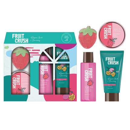 Fruit Crush Passionfruit and Strawberry Body Care Set