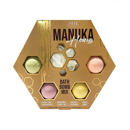 Manuka Honey Bath Bomb Set 3 x 150G