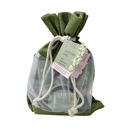 She Pure Organics Foot Care Sack Gift Set