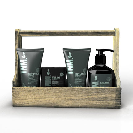 The Nourished Man 5 Pack Crate Grooming Gift Set 5 Piece