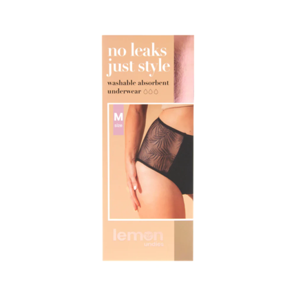 Pelvi Leakproof Full Brief Lemon Medium - OhYouLuckyDuck.com.au