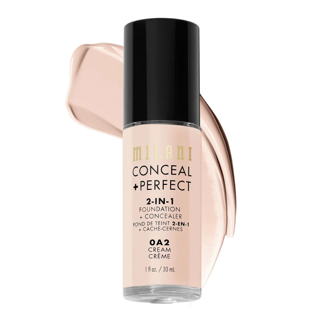 Milani Conceal Perfect 2 In 1 Foundation Concealer 0A2 Cream