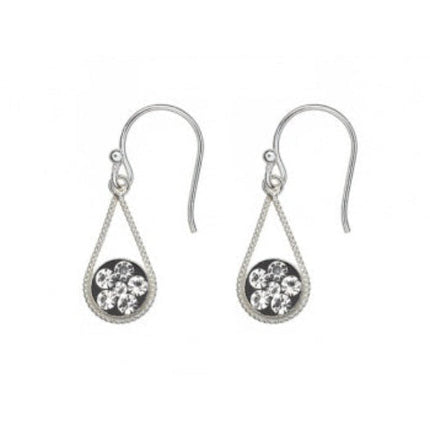 Studex Sensation Silver Twist Drop Crystal 15820