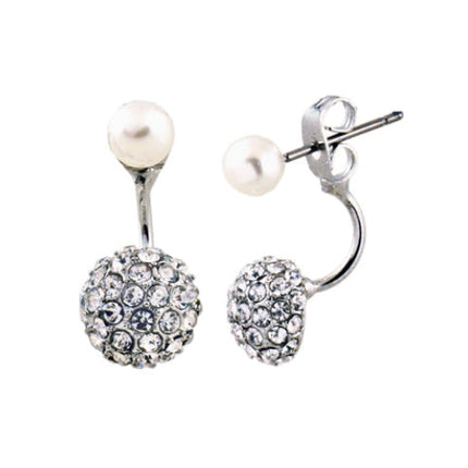 Adnohr Sensation Sparkler Pearl Double Drop Rh 15928