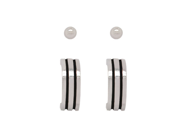 Adnohr Sensation Ball and Hoop Set Rhodium