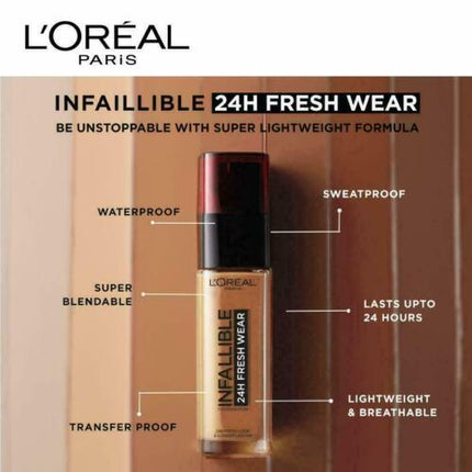 L'Oreal Infallible Liquid Foundation 145 Rose Beige - OhYouLuckyDuck.com.au
