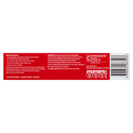 Colgate Teeth Whitening Toothpaste Optic White Enamel Care 140g