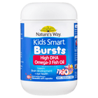 Natures Way Kids Smart Burstlets Omega 3 Fish Oil Trio 180 Capsules - OhYouLuckyDuck.com.au