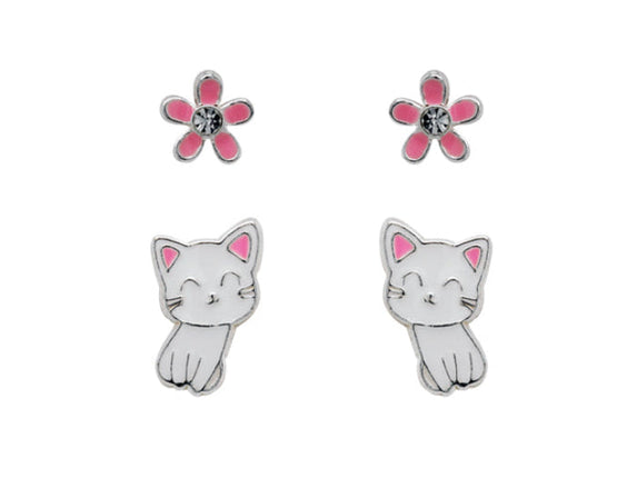 Studex Sensation Silver Cat Set 16005