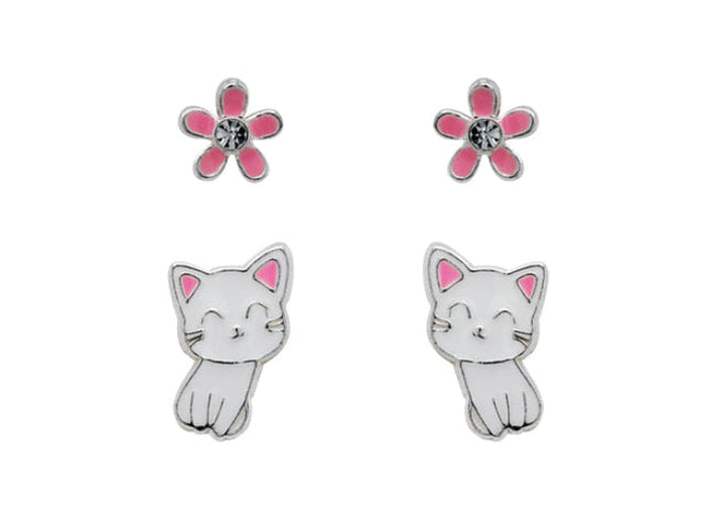 Studex Sensation Silver Cat Set 16005