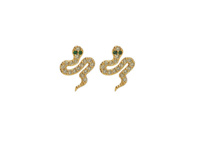 Adnohr Sensation 16022 Crystal Snake Gold Plated
